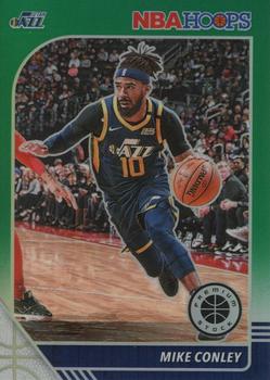 2019-20 Hoops Premium Stock - Prizms Green #186 Mike Conley Front