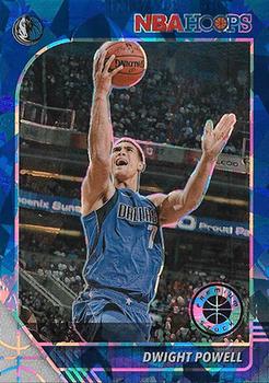 2019-20 Hoops Premium Stock - Prizms Blue Cracked Ice #45 Dwight Powell Front