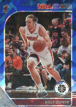 2019-20 Hoops Premium Stock - Prizms Blue Cracked Ice #97 Kelly Olynyk Front