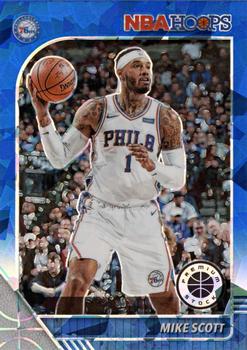 2019-20 Hoops Premium Stock - Prizms Blue Cracked Ice #279 Mike Scott Front