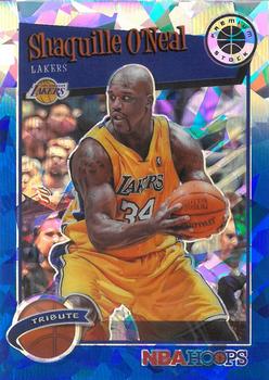 2019-20 Hoops Premium Stock - Prizms Blue Cracked Ice #283 Shaquille O'Neal Front