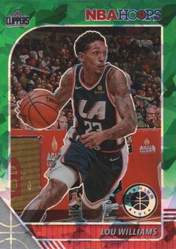 2019-20 Hoops Premium Stock - Prizms Green Cracked Ice #84 Lou Williams Front