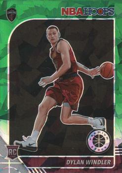 2019-20 Hoops Premium Stock - Prizms Green Cracked Ice #221 Dylan Windler Front