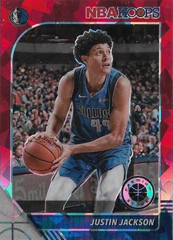 2019-20 Hoops Premium Stock - Prizms Red Cracked Ice #44 Justin Jackson Front