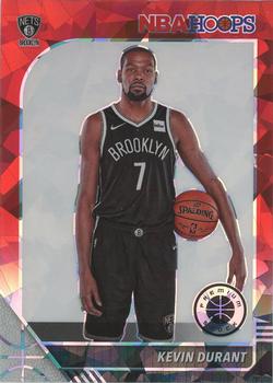 2019-20 Hoops Premium Stock - Prizms Red Cracked Ice #61 Kevin Durant Front