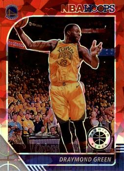 2019-20 Hoops Premium Stock - Prizms Red Cracked Ice #62 Draymond Green Front