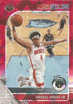2019-20 Hoops Premium Stock - Prizms Red Cracked Ice #69 Danuel House Jr. Front