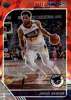 2019-20 Hoops Premium Stock - Prizms Red Cracked Ice #120 Jahlil Okafor Front