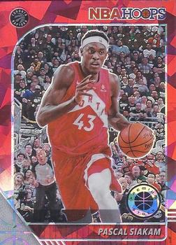 2019-20 Hoops Premium Stock - Prizms Red Cracked Ice #182 Pascal Siakam Front