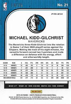 2019-20 Hoops Premium Stock - Prizms Purple Cracked Ice #21 Michael Kidd-Gilchrist Back