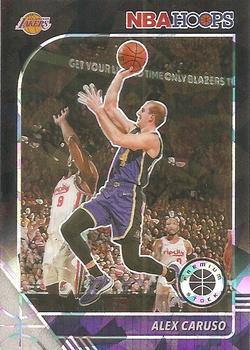 2019-20 Hoops Premium Stock - Prizms Black Cracked Ice #5 Alex Caruso Front