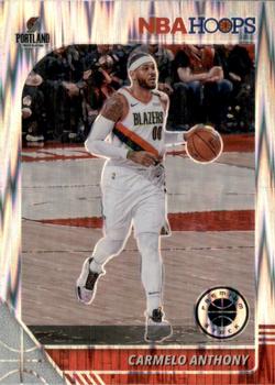 2019-20 Hoops Premium Stock - Prizms Flash #105 Carmelo Anthony Front