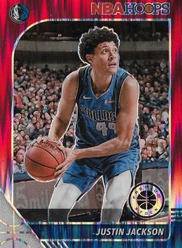 2019-20 Hoops Premium Stock - Prizms Red Flash #44 Justin Jackson Front
