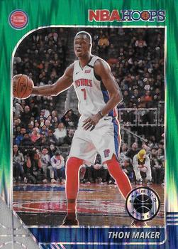 2019-20 Hoops Premium Stock - Prizms Green Flash #58 Thon Maker Front