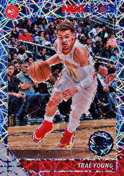 2019-20 Hoops Premium Stock - Prizms Silver Laser #1 Trae Young Front