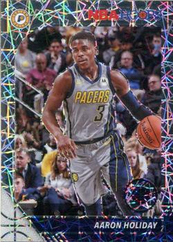 2019-20 Hoops Premium Stock - Prizms Silver Laser #74 Aaron Holiday Front