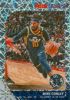 2019-20 Hoops Premium Stock - Prizms Silver Laser #186 Mike Conley Front