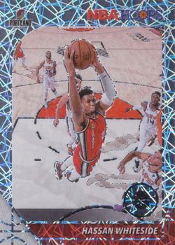 2019-20 Hoops Premium Stock - Prizms Silver Laser #196 Hassan Whiteside Front