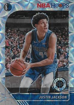 2019-20 Hoops Premium Stock - Prizms Silver Scope #44 Justin Jackson Front