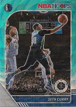 2019-20 Hoops Premium Stock - Prizms Teal Wave #160 Seth Curry Front