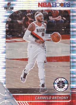 2019-20 Hoops Premium Stock - Prizms Pulsar #105 Carmelo Anthony Front