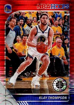 2019-20 Hoops Premium Stock - Prizms Red Pulsar #60 Klay Thompson Front