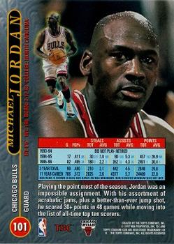 1996-97 Stadium Club #101 Michael Jordan Back