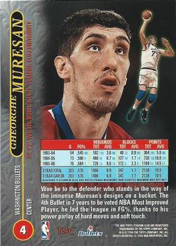 1996-97 Stadium Club #4 Gheorghe Muresan Back