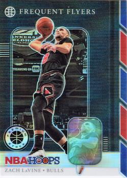 2019-20 Hoops Premium Stock - Frequent Flyers Holo #7 Zach LaVine Front