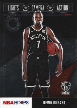2019-20 Hoops Premium Stock - Lights Camera Action #1 Kevin Durant Front