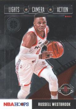2019-20 Hoops Premium Stock - Lights Camera Action #13 Russell Westbrook Front