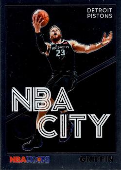 2019-20 Hoops Premium Stock - NBA City #8 Blake Griffin Front