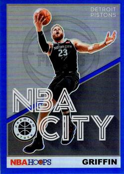 2019-20 Hoops Premium Stock - NBA City Blue #8 Blake Griffin Front