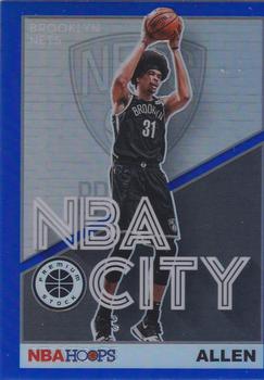 2019-20 Hoops Premium Stock - NBA City Blue #17 Jarrett Allen Front