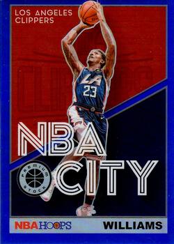 2019-20 Hoops Premium Stock - NBA City Blue #19 Lou Williams Front