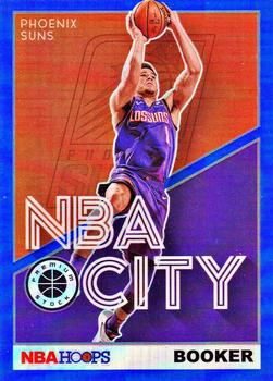 2019-20 Hoops Premium Stock - NBA City Blue #26 Devin Booker Front