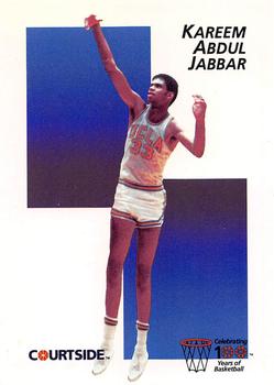 1992 Courtside Flashback - Numbered Promos #25 Kareem Abdul-Jabbar Front
