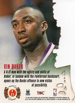 1996-97 Stadium Club - Fusion #F11 Vin Baker Back