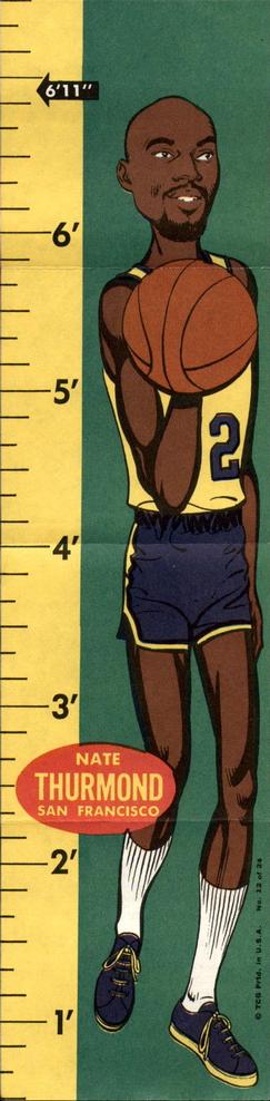 1969-70 Topps - Rulers #12 Nate Thurmond Front