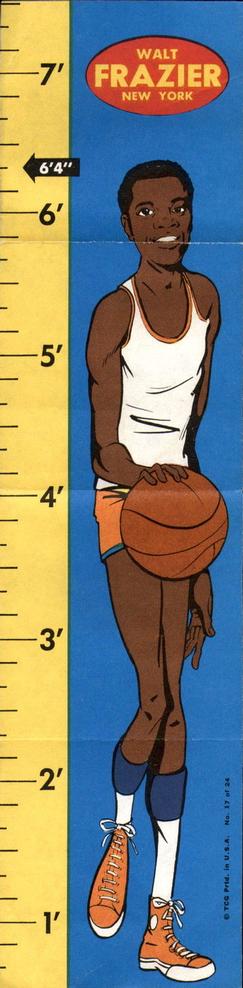 1969-70 Topps - Rulers #17 Walt Frazier Front