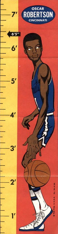 1969-70 Topps - Rulers #24 Oscar Robertson Front