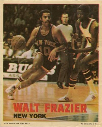 1970-71 Topps - Poster #1 Walt Frazier Front