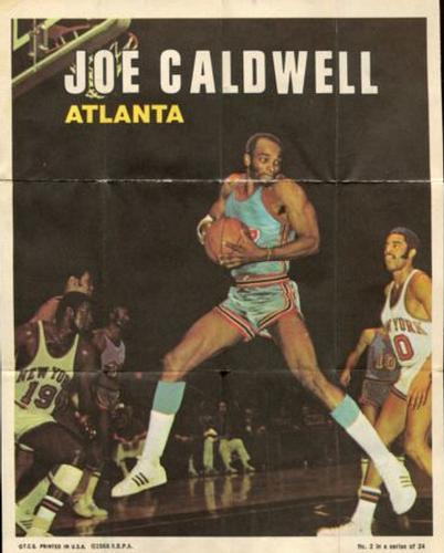 1970-71 Topps - Poster #2 Joe Caldwell Front