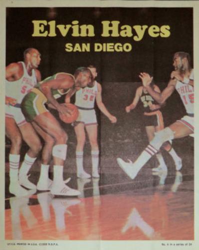 1970-71 Topps - Poster #4 Elvin Hayes Front