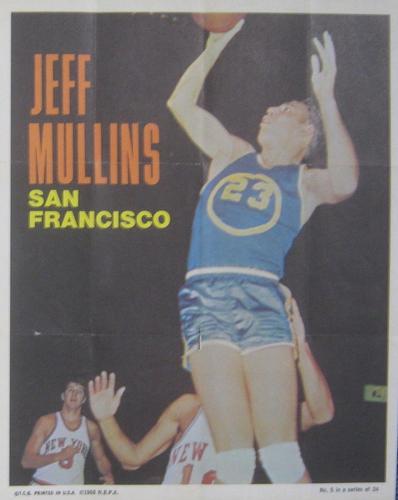 1970-71 Topps - Poster #5 Jeff Mullins Front