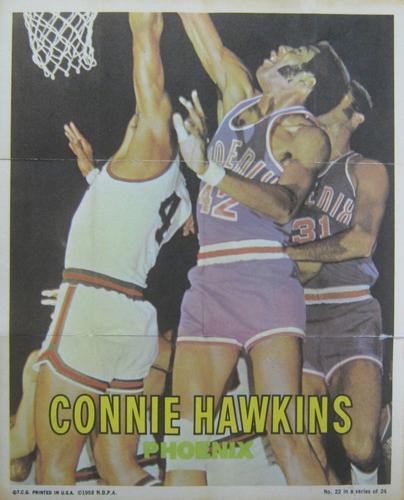 1970-71 Topps - Poster #22 Connie Hawkins Front