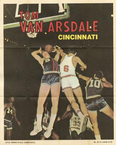 1970-71 Topps - Poster #23 Tom Van Arsdale Front