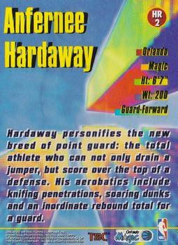 1996-97 Stadium Club - High Risers #HR2 Anfernee Hardaway Back
