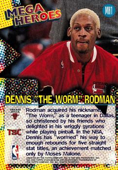 1996-97 Stadium Club - Mega Heroes #MH1 Dennis Rodman Back