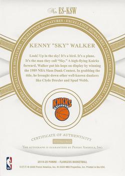 2019-20 Panini Flawless - Excellence Signatures Ruby #ES-KSW Kenny 